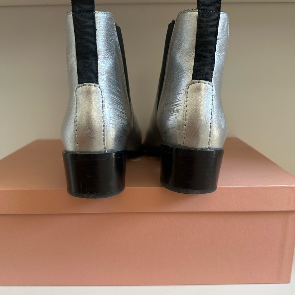 Silver Ankle Boots - image 3